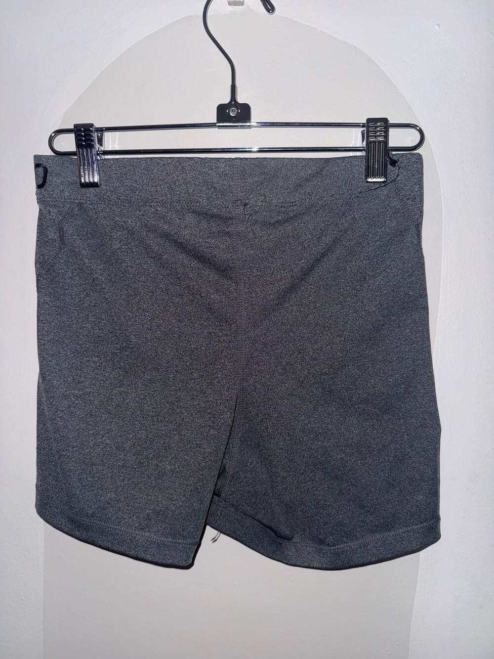 Nike Pro Dri-FIT Heathered Gray Compression Shorts - Picture 3 of 3
